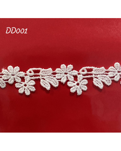 PIZZO MACRAMÈ DD001 CM 1,5 BIANCO