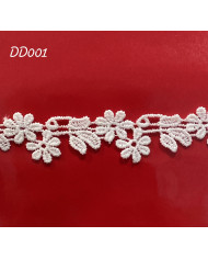 PIZZO MACRAMÈ DD001 CM 1,5 BIANCO