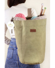 SACCA DMC U2124 KHAKI/EC  45 CM X DIAM 26 CM