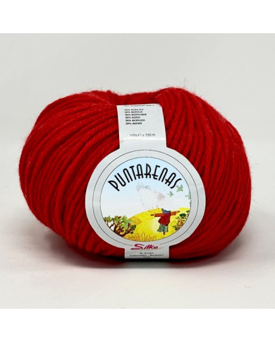 FILATO SILKE PUNTARENAS (100 G.) COL 570 ROSSO