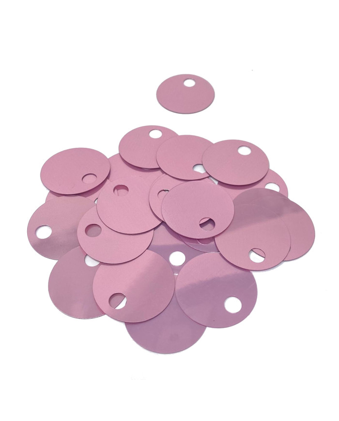 PAILLETTES MM 20 COL 24 ROSA (1 SCATOLA)