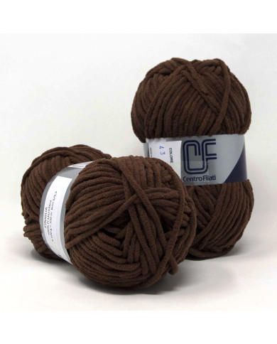 FILATO CF CINIGLIA (1 GOM X 100 GR) 43 MARRONE