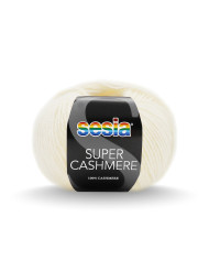 SUPER CASHMERE SESIA COL 0207 PANNA  ( 25G)