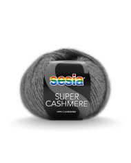 SUPER CASHMERE SESIA COL 0461 GRIGIO TOPO ( 25G)