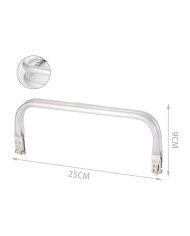 CHIUSURA A MOLLA METALLO CM 25,0 X 9