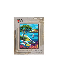 KIT MEZZOPUNTO CDA CM 20 X 25 PAESAGGIO MARE