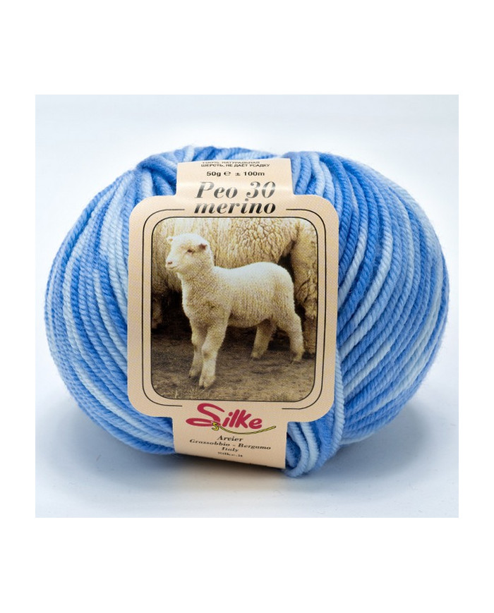 FILATO PEO COLOR SILKE (50G.) 401 AZZURRO