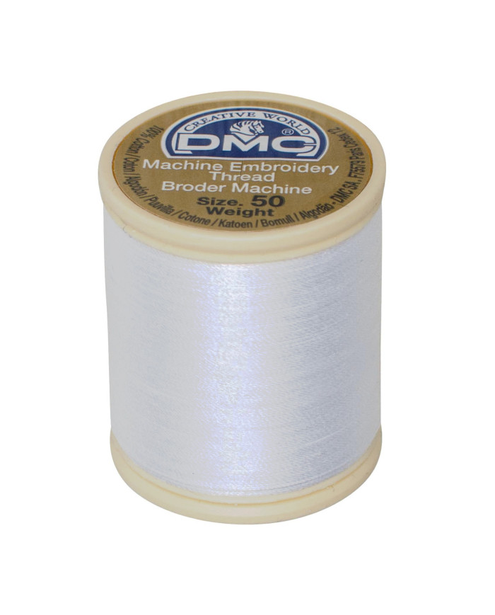 RICAMO A MACCHINA DMC N. 50 BLANC (500 M)