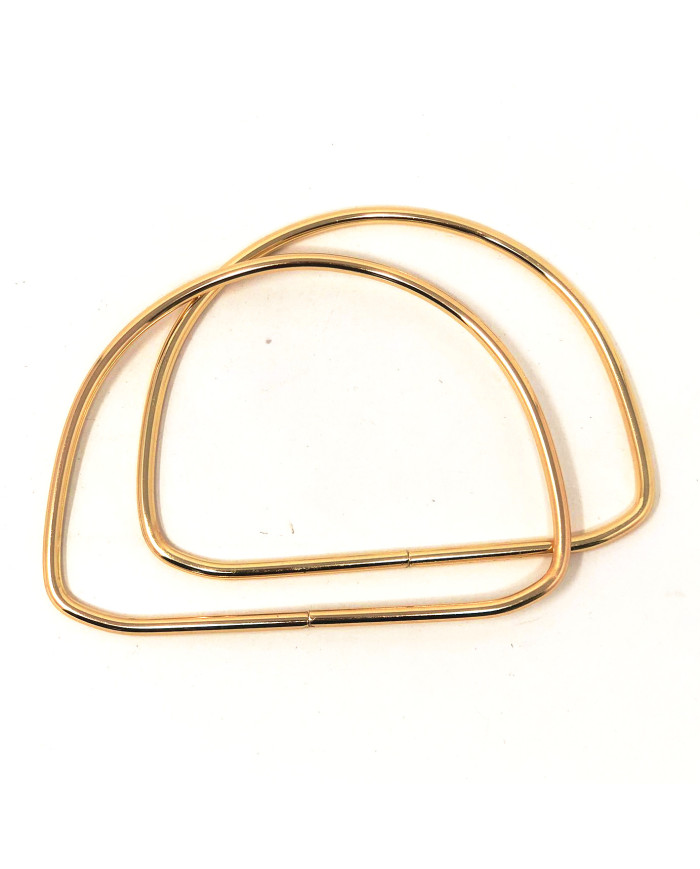 MANICO A D 12 CM IN METALLO ORO SP. 5MM