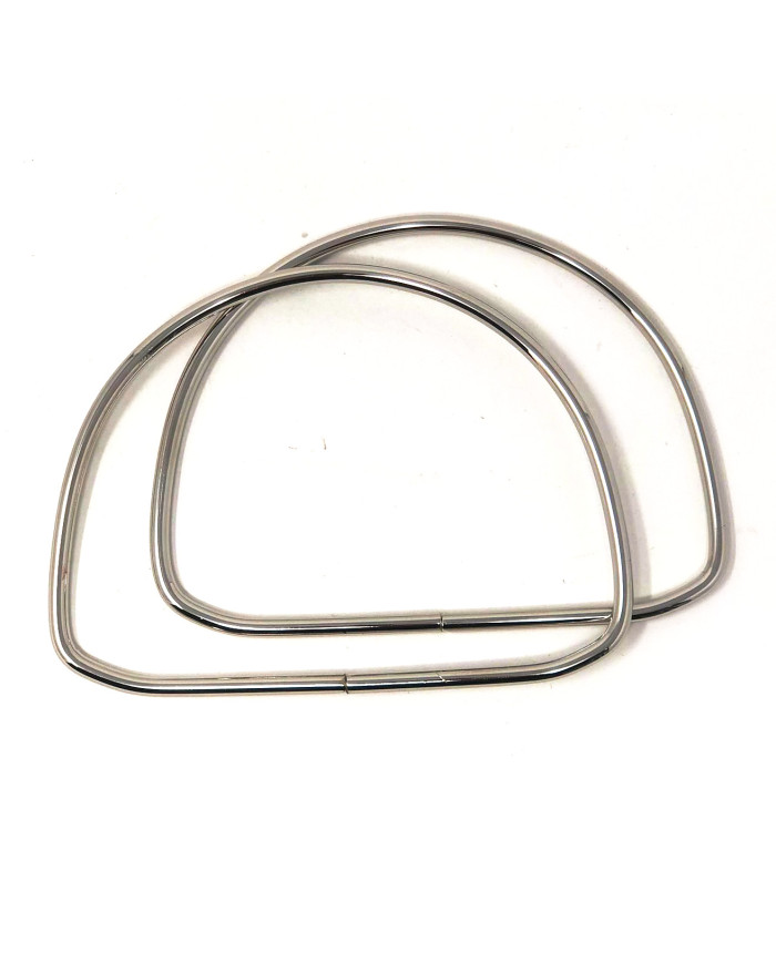 MANICO A D 12 CM IN METALLO ARG SP. 5MM