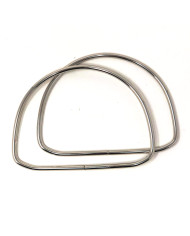 MANICO A D 12 CM IN METALLO ARG SP. 5MM