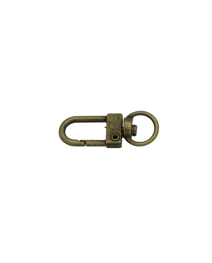 MOSCHETTONE FF607 ANELLO U MM 15 (1 PZ) OTTONE ANT