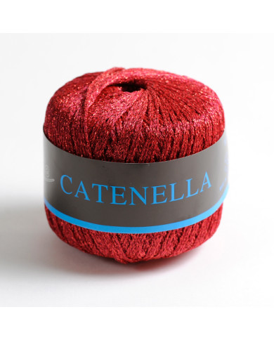 FILATO LAME SILKE CATENELLA 107 (GOM 25 G.) ROSSO