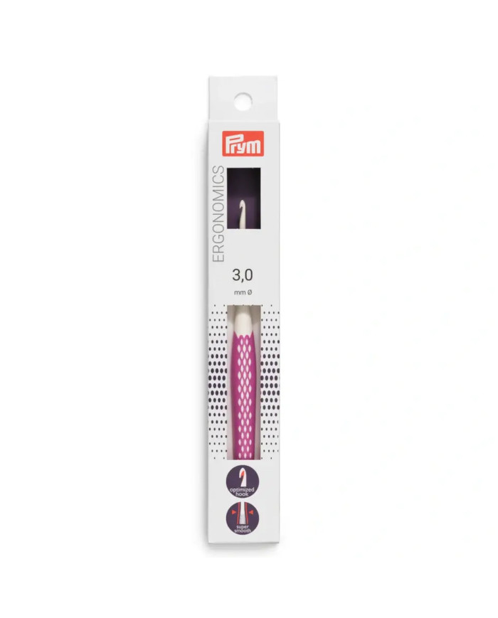 UNCINETTO PER LANA PLASTICA ERGONOMICS 16 CM 3,00