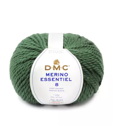FILATO DMC MERINO ESSENTIEL 8 COL 867 VERDE SC.