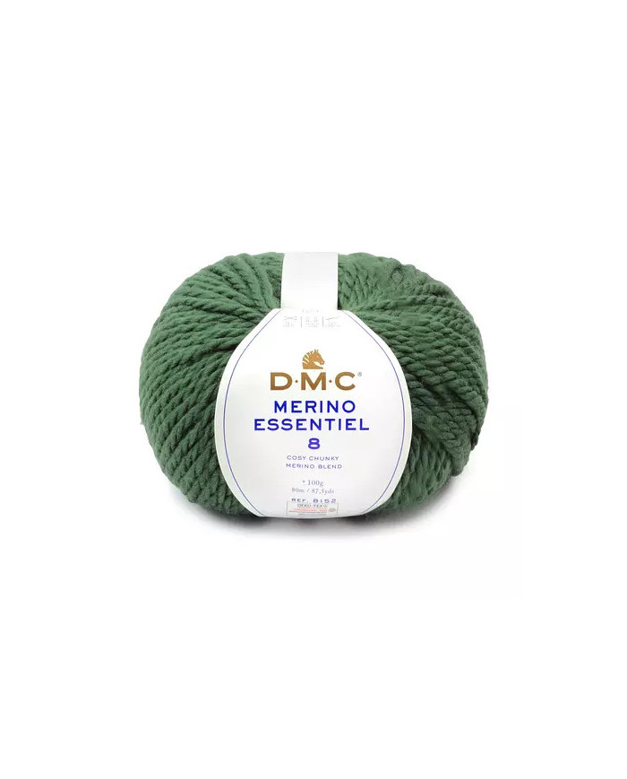 FILATO DMC MERINO ESSENTIEL 8 COL 867 VERDE SC.