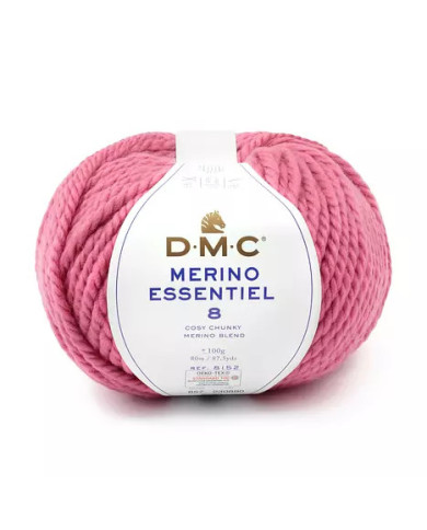 FILATO DMC MERINO ESSENTIEL 8 COL 857 GERANIO