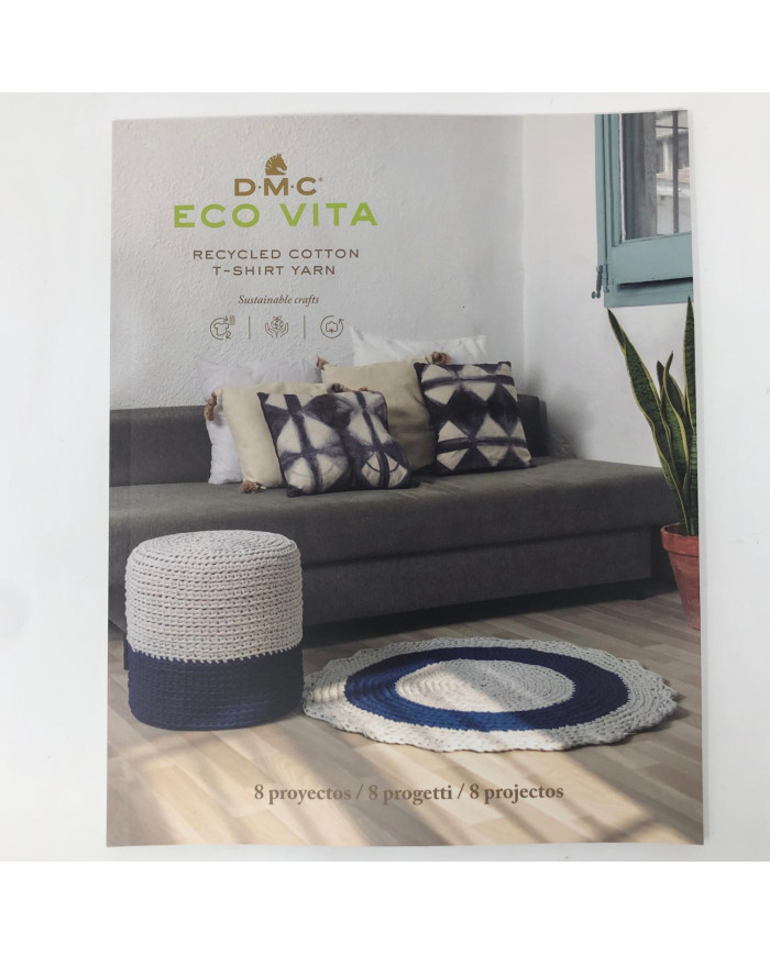 RIVISTA ECO VITA DMC T-SHIRT YARN, HOME DECOR