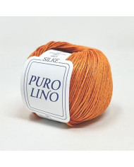FILATO SILKE LINO (GOM X 50 G.) COL 43 ARANCIO CH,