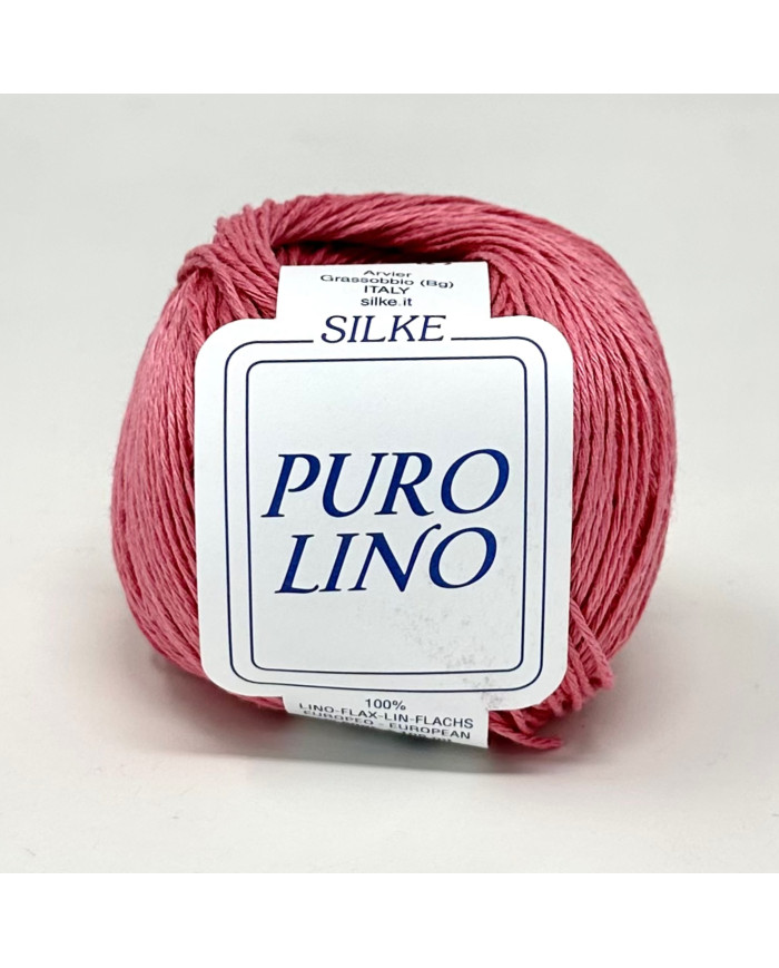 FILATO SILKE LINO (GOM X 50 G.) COL 51 ROSA