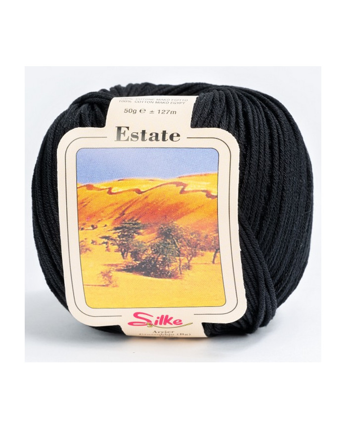 FILATO SILKE (1 GOM GR. 50 M.127) COL 7 NERO