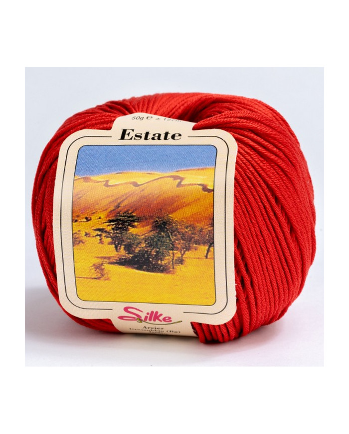 FILATO SILKE (1 GOM GR. 50 M.127) COL 5 ROSSO
