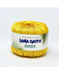 FILATO BIKINI LANA GATTO 50 GR. COL 8217 GIALLO