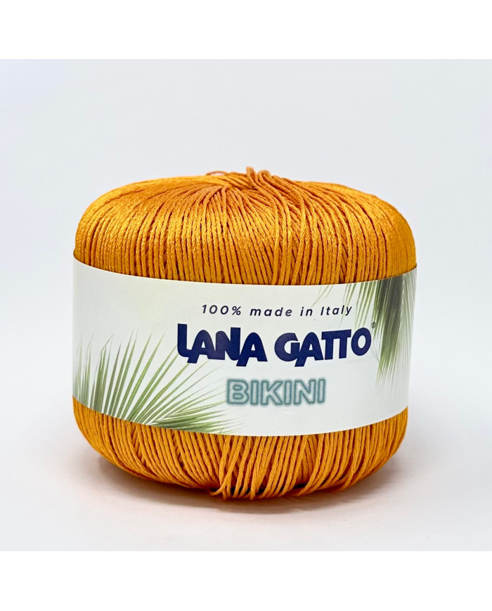 FILATO BIKINI LANA GATTO 50 GR. COL 8218 ARANCIO