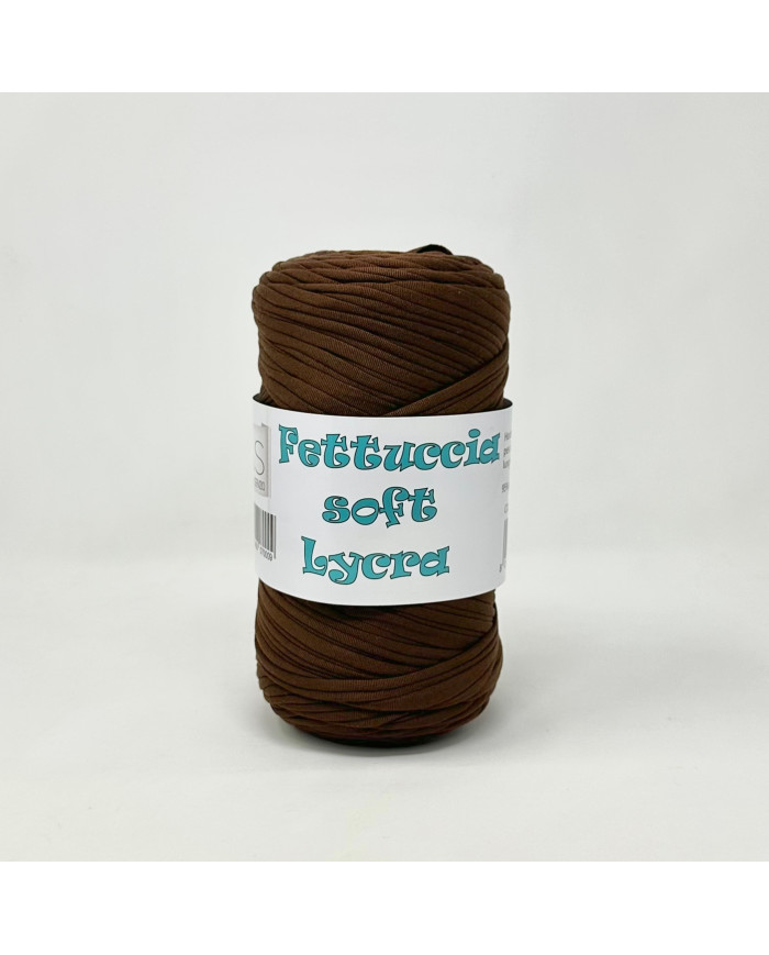 FETTUCCIA SOFT LYCRA (400GR) COL.75 MARRONE