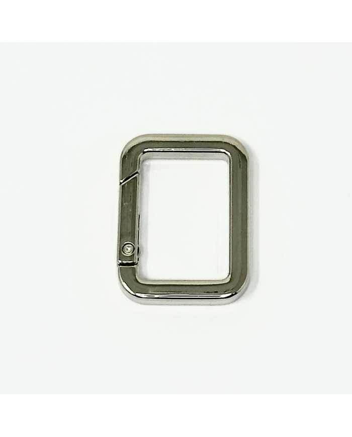 MOSCHETTONE RETTANGOLARE CM 30 X 20 NIKEL