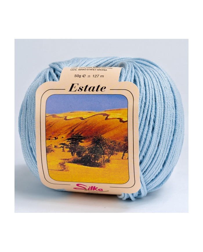 FILATO SILKE (1 GOM GR. 50 M.127) COL 2 AZZURRO