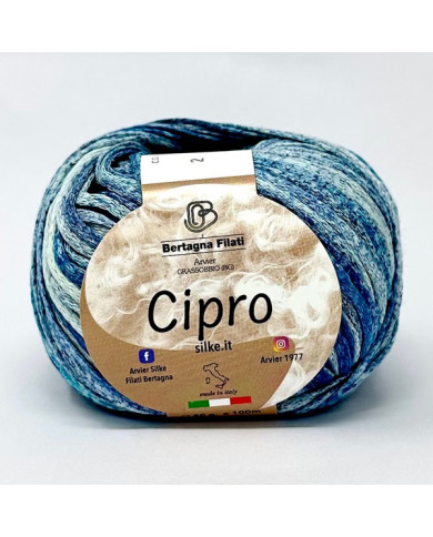FILATO CIPRO BERTAGNA FILATI COL 2 AZZURRO