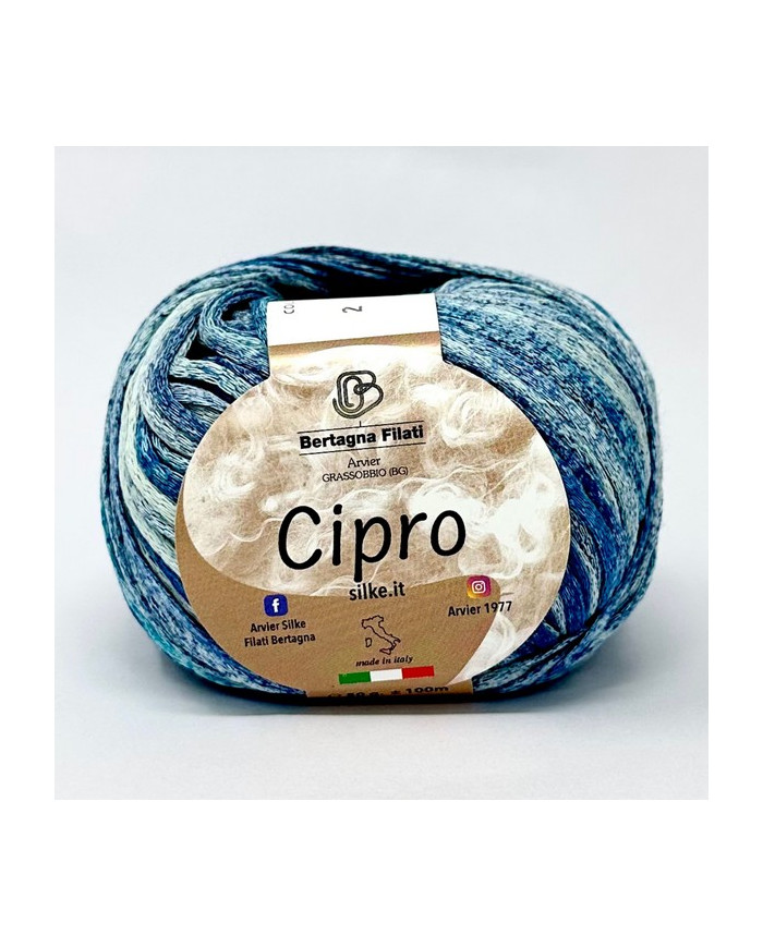 FILATO CIPRO BERTAGNA FILATI COL 2 AZZURRO
