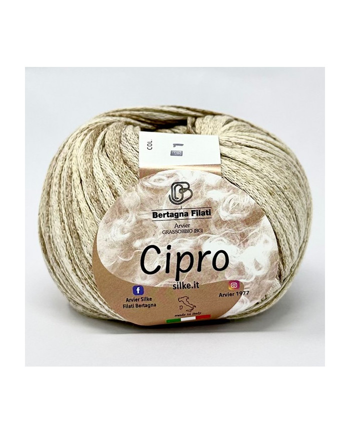 FILATO CIPRO BERTAGNA FILATI COL 1 BEIGE