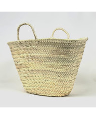 BORSA COFFA PAGLIA NATURALE MIS. CM 46 X 26 X 25