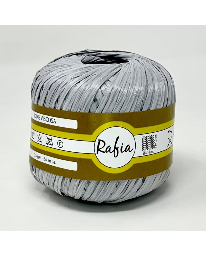 RAFIA VISCOSA GPTEX (25GR) COL 1616 GRIGIO CEMENTO