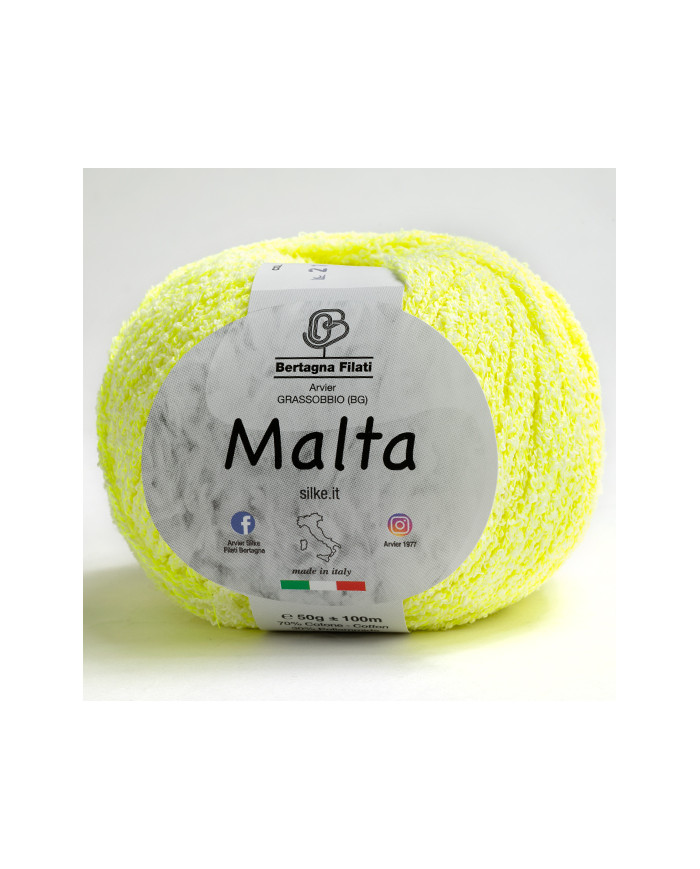 FILATO MALTA BERTAGNA FILATI 21 GIALLO FLUO