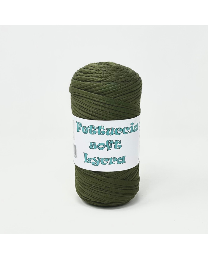 FETTUCCIA SOFT LYCRA (400GR) COL.52 VERDE MILITARE