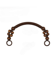 MANICO BORSA LEGNO - CORDA HB08 COL 6 MARRONE