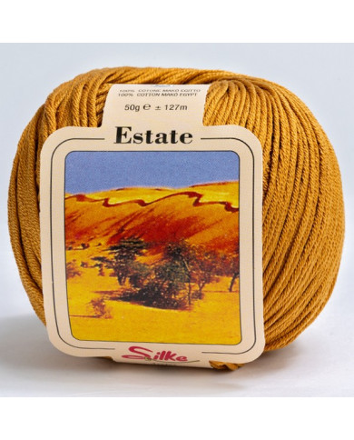 FILATO SILKE (1 GOM GR. 50 M.127) COL 18  SENAPE