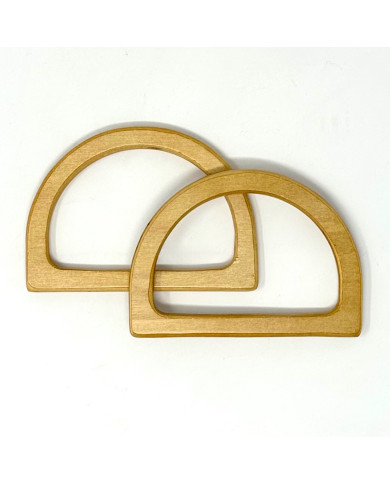 MANICI IN LEGNO SEMICERCHIO DMC ART U2369 NATURALE