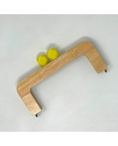 CLIK CLAK LEGNO PRISMA CM 20 X 8  COL GIALLO