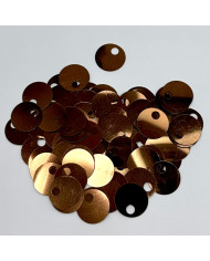 PAILLETTES MM 25 COL44 MARRONE (1 SCATOLA)