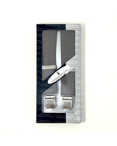 BRETELLE UOMO PARIS UNITO COL 14 GRIGIO MEDIO