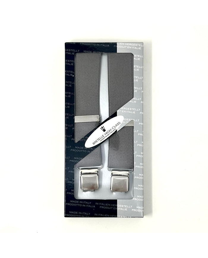 BRETELLE UOMO PARIS UNITO COL 14 GRIGIO MEDIO