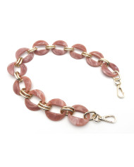 CATENA RESINA ROUND CM 56 ROSA ANTICO