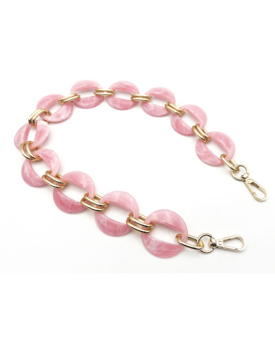 CATENA RESINA ROUND CM 56 ROSA