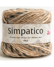 FILATO SIMPATICO SILKE COL 52 NOCCIOLA SFUMATO