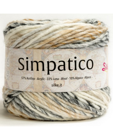 FILATO SIMPATICO SILKE COL 51 PANNA SFUMATO