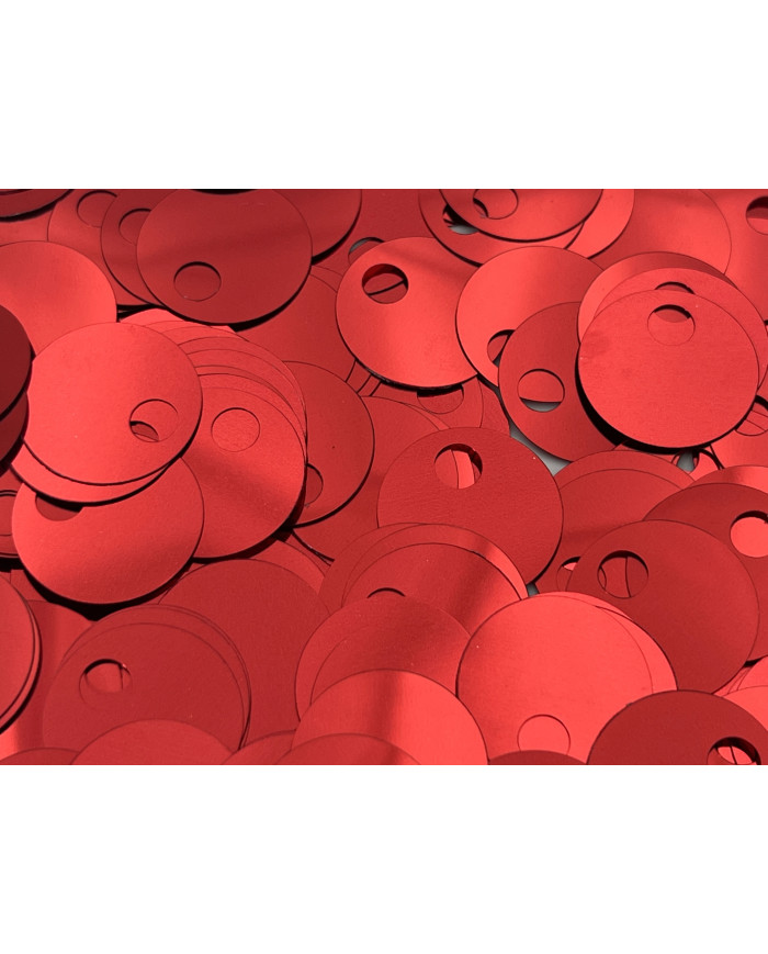 PAILLETTES 20 MM (40 GR, 540 PZ) COL 05 ROSSO